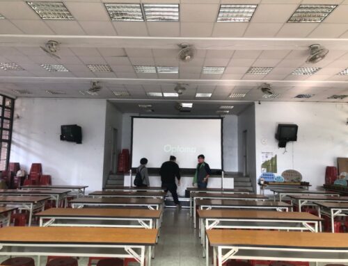 159吋投影布幕架設案